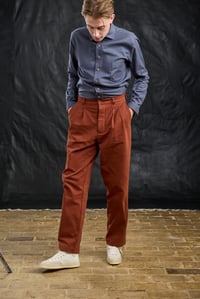 Image 11 of Club Trouser - Rust 