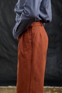 Image 12 of Club Trouser - Rust 