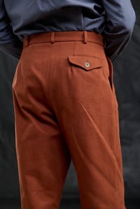 Image 15 of Club Trouser - Rust 