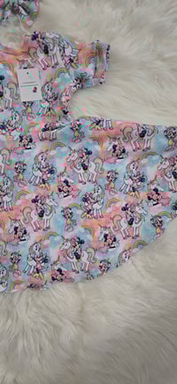 Image 4 of Minnie mouse dress and bow short sleeve 