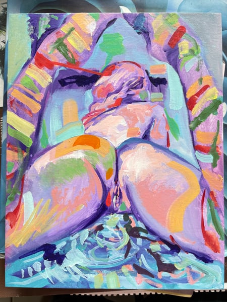 Image of Original Acrylic Study - 11” x 14”