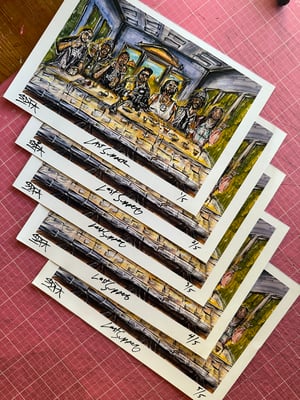 SLAP CITY BUNDLES 1 OF EACH LEFT - PRINT, STICKERS, TRADING CARD INCLUDED