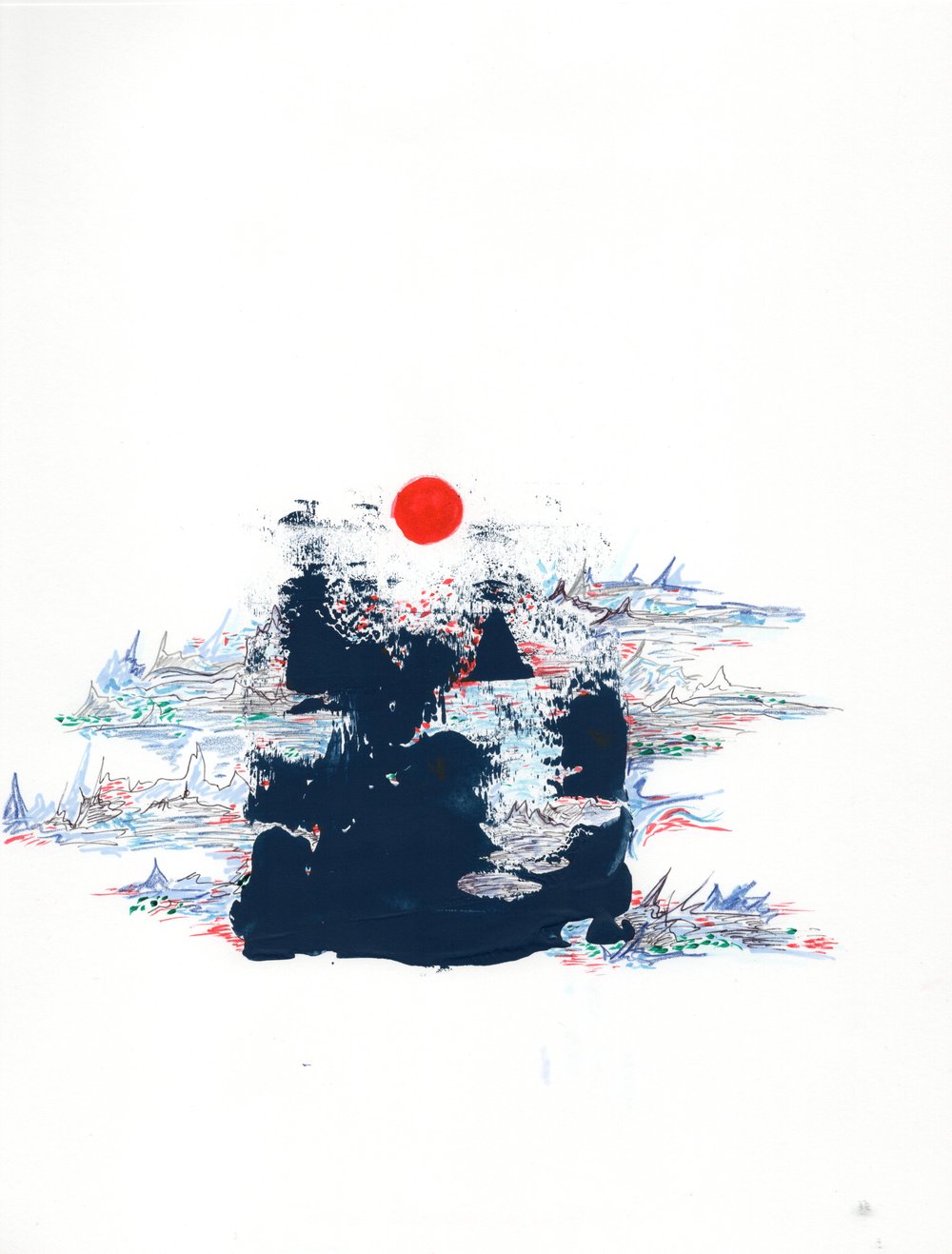 Image of THE COASTAL MELANCHOLY 11"x8.5"