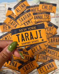 Image 3 of Custom Name License Plate Sticker