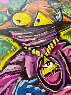 ORKO ON ACID - ORIIGNAL PAINTING 16.5 x 22.5