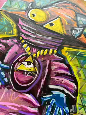 ORKO ON ACID - ORIIGNAL PAINTING 16.5 x 22.5