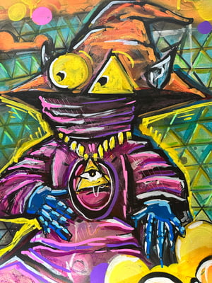 ORKO ON ACID - ORIIGNAL PAINTING 16.5 x 22.5