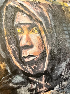 FLAMBOYANT / 1 of 1 HAND ALTERED / 8x11" 