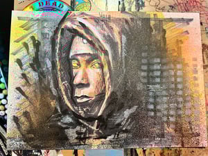 FLAMBOYANT / 1 of 1 HAND ALTERED / 8x11" 