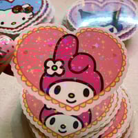 Image 2 of My Melody Heart Sticker
