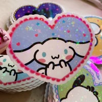 Image 2 of Cinnamoroll Heart Sticker 