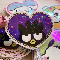 Image 2 of Badtz-Maru Heart Sticker