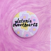 Image 1 of Platonic Sweethearts - pin