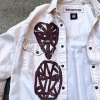 Image 2 of VINTAGE CUSTOM WHITE // SMALL / MEDIUM UNISEX