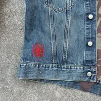 Image 3 of VINTAGE CUSTOM JEANS // LARGE UNISEX