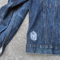 Image 4 of VINTAGE CUSTOM JEANS 2 // LARGE UNISEX