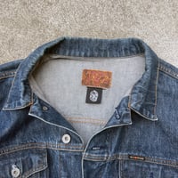 Image 3 of VINTAGE CUSTOM JEANS 2 // LARGE UNISEX