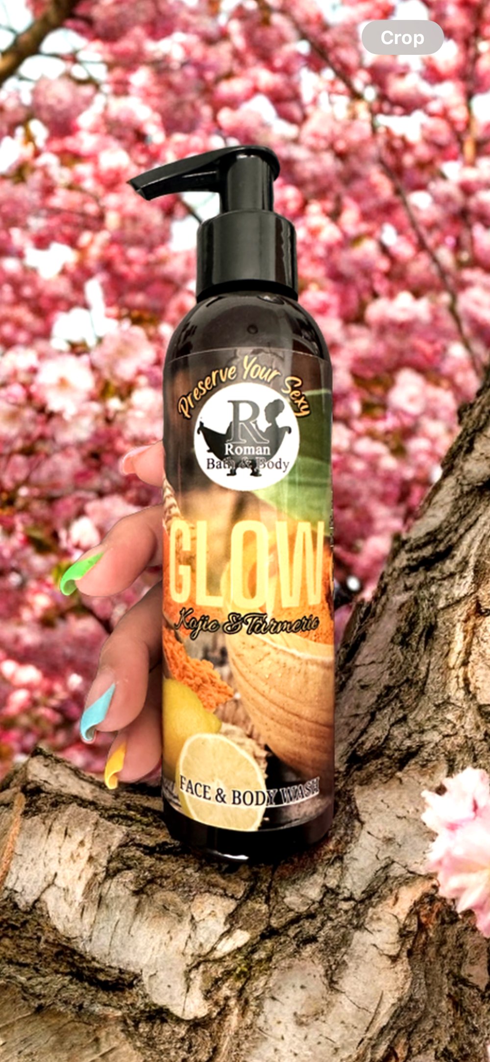 Image of Glow Kojic Turmeric Face & Body Wash 