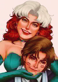 "Just a kiss" Rogue and Gambit Print