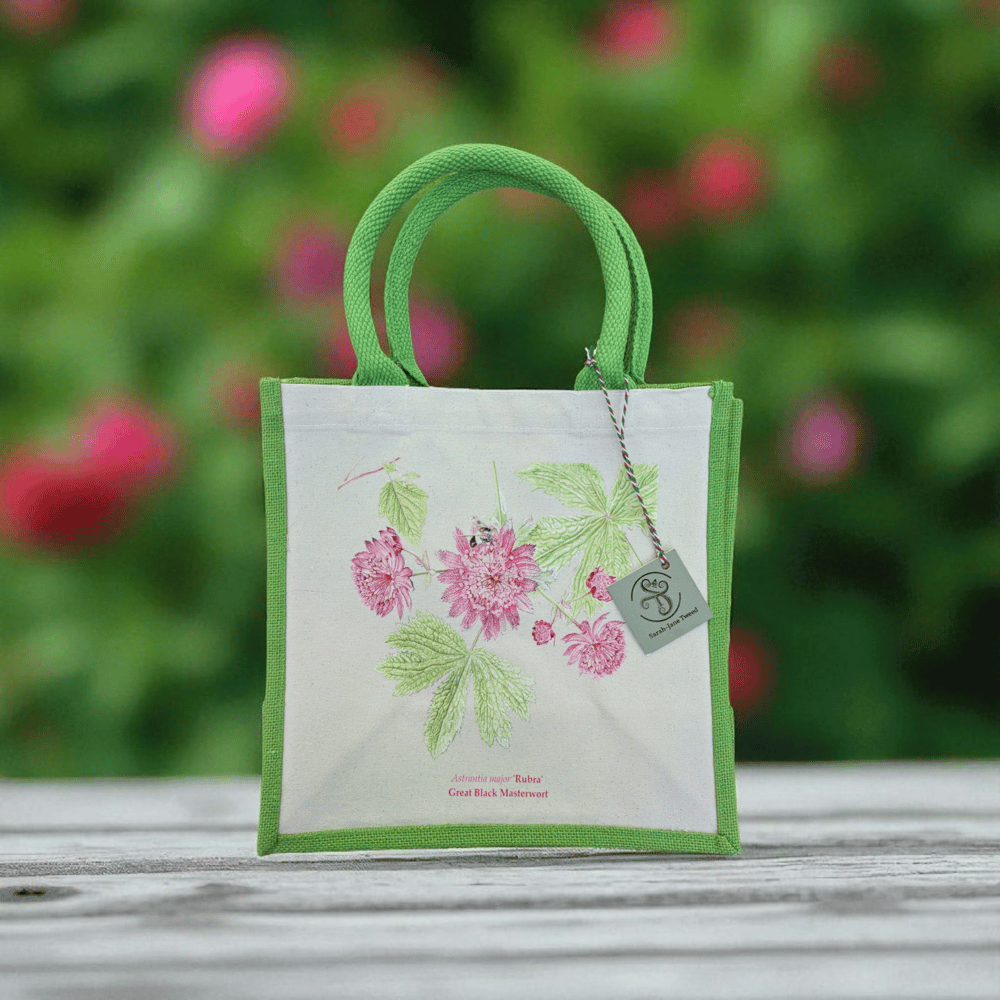 Image of Floral Jute Bags