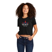 Image 2 of Texit Ladies’ Festival Cali Crop T-Shirt / N5080