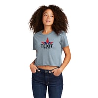 Image 1 of Texit Ladies’ Festival Cali Crop T-Shirt / N5080