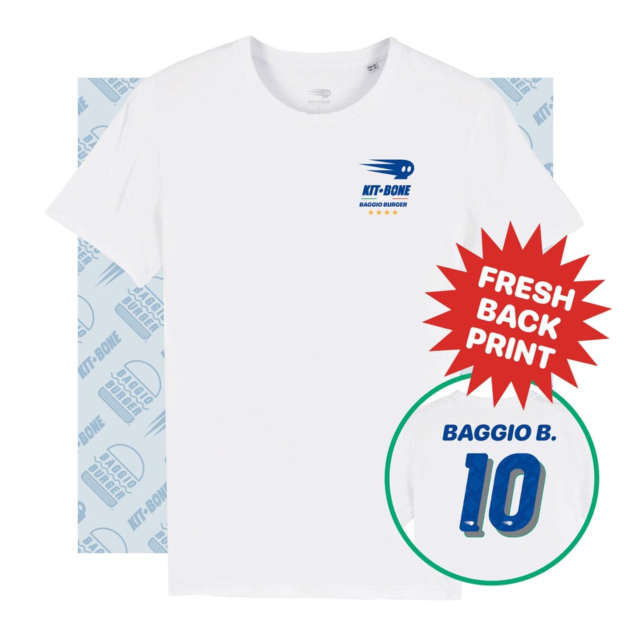 Image of Baggio Burger Signature Tee - Away