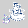 CCE POLAR BEAR STICKER PACK 