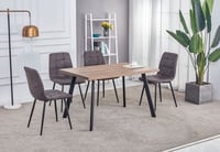 Image 1 of Fredrik Walnut Table & Chairs
