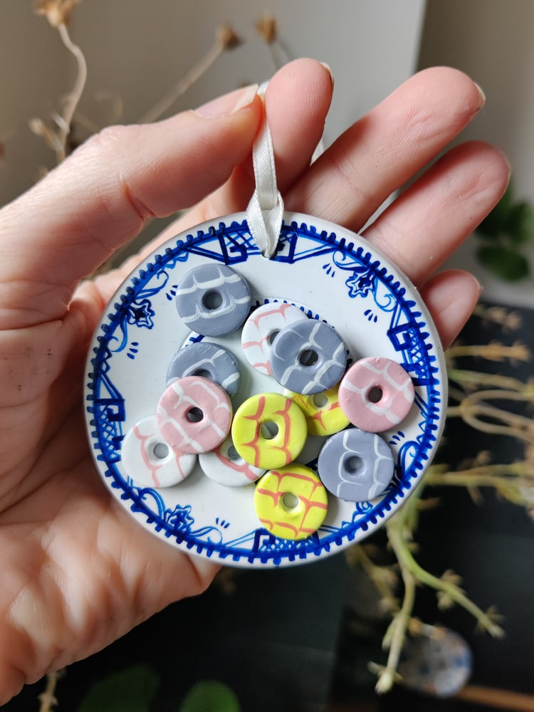 Image of 3D clay food art - Party Rings