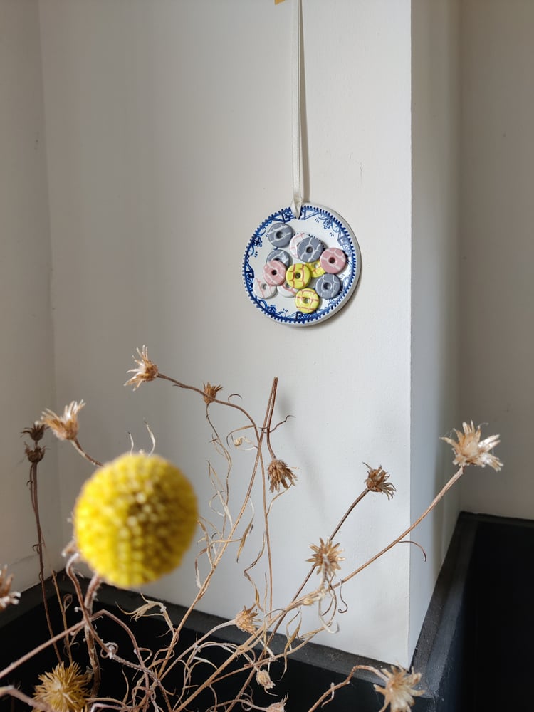 Image of 3D clay food art - Party Rings 