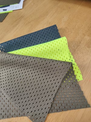 Image of 10 metres of Coolmax mesh, Factory seconds, x 3 Colours = 30 metres in total