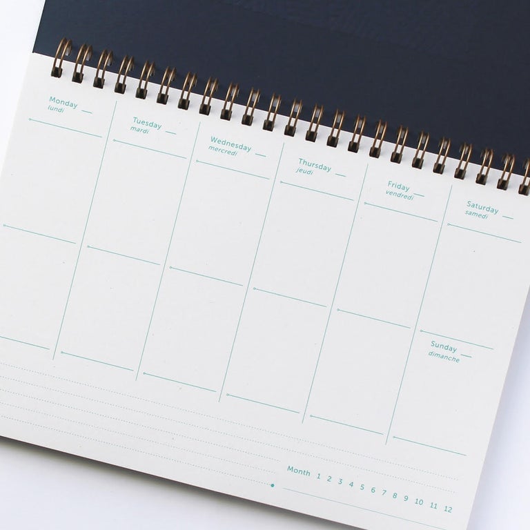 Image of PLANNER / SEMAINIER COTON rose