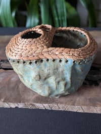 Image 3 of Pine Needle Bowl - Green