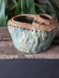 Image 5 of Pine Needle Bowl - Green