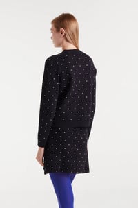 Image 5 of CÁRDIGAN JACQUARD CON MINI PUNTOS BLANCOS