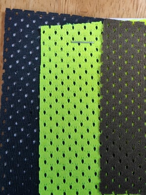 Image of 10 metres of Coolmax mesh, Factory seconds, x 3 Colours = 30 metres in total