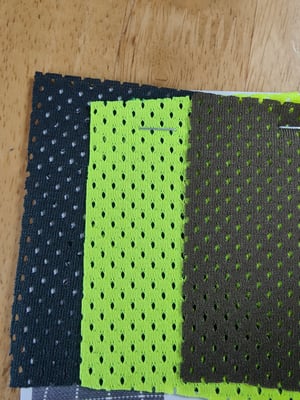 Image of 10 metres of Coolmax mesh, Factory seconds, x 3 Colours = 30 metres in total