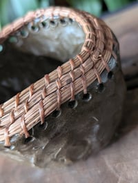 Image 2 of Pine Needle Bowl - Brown