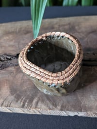 Image 4 of Pine Needle Bowl - Brown