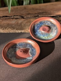 Image 3 of Recycled Glass Incense Holder - Purple
