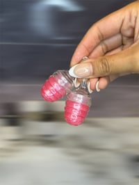 Honey comb pink drips 