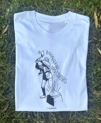 Image 3 of TEE-SHIRT blanc "BOURREAU DES COEURS" - Collab' LADY BOY