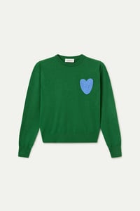 Image 6 of JERSEY PUNTO VERDE CON PRINT CORAZON
