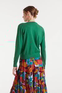 Image 5 of JERSEY PUNTO VERDE CON PRINT CORAZON