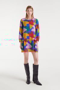 Image 1 of VESTIDO CORTO CREPÉ LIGERO ES CUPIDO