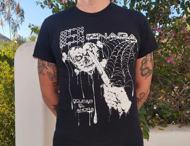 Camiseta 'Ocupar el Ahora' negra