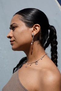 Image 4 of Silver Starlink Dangle Earrings