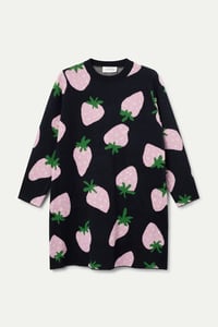 Image 2 of VESTIDO CORTO PUNTO JACQUARD EST MORANGO