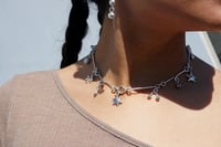 Image 4 of Silver Star Link Necklace